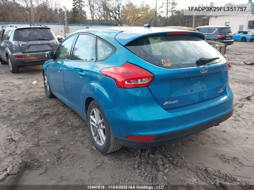 1FADP3K29FL351757 2015 Ford Focus Se