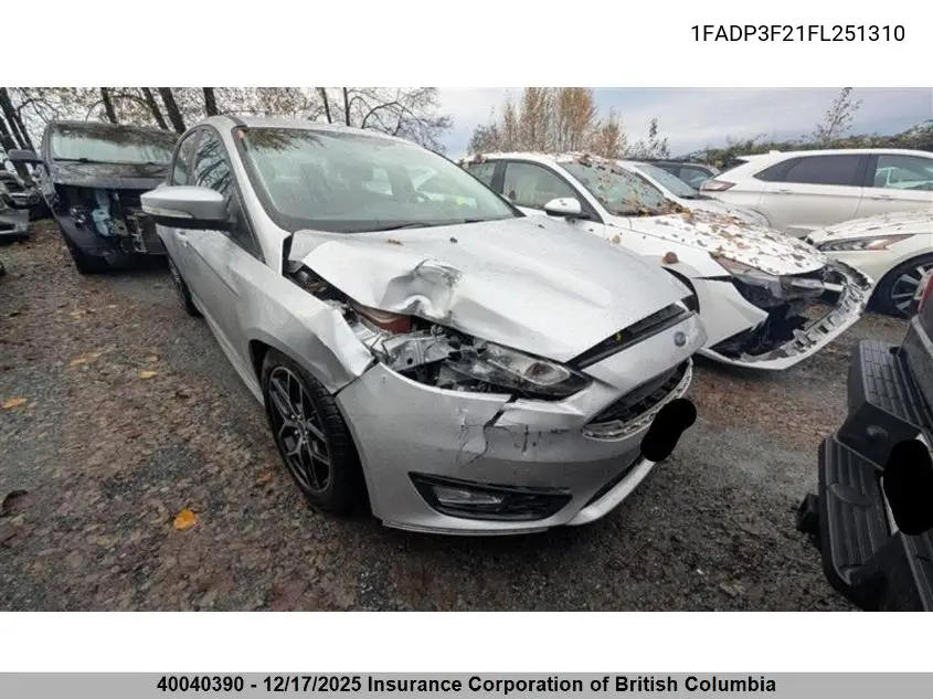 1FADP3F21FL251310 2015 Ford Focus