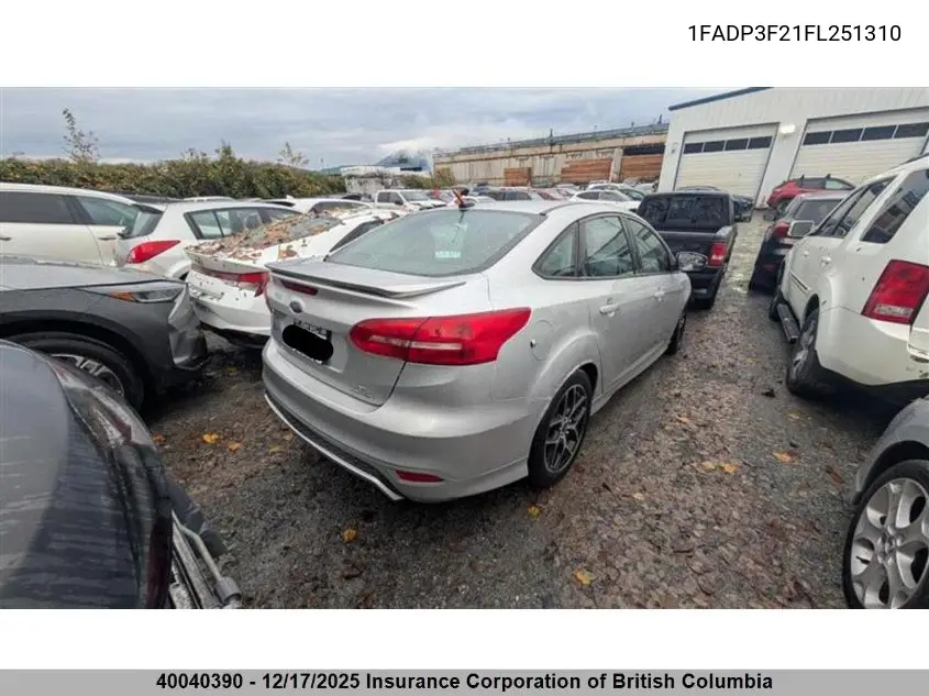 1FADP3F21FL251310 2015 Ford Focus