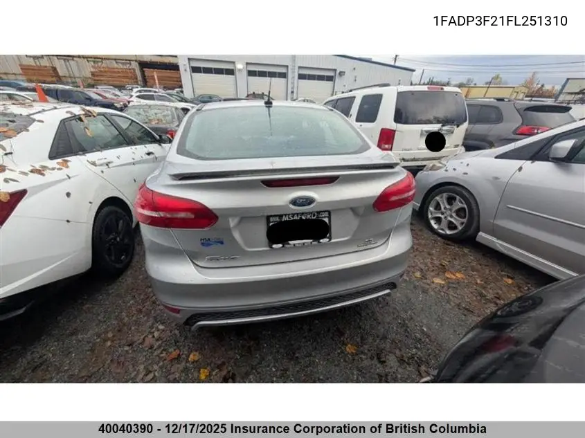 1FADP3F21FL251310 2015 Ford Focus