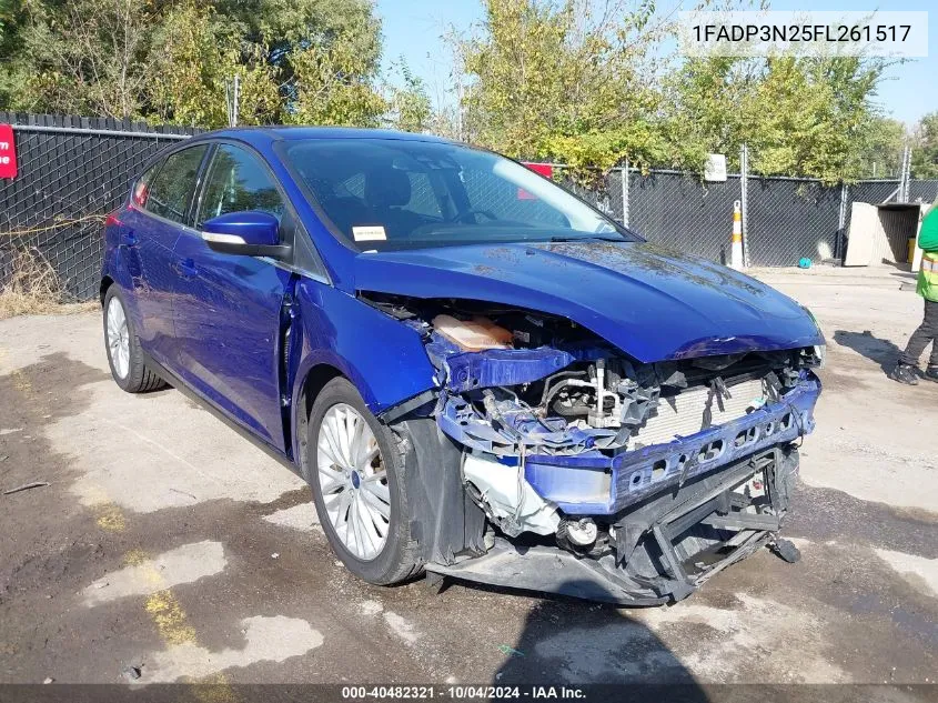 1FADP3N25FL261517 2015 Ford Focus Titanium