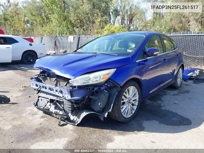 1FADP3N25FL261517 2015 Ford Focus Titanium