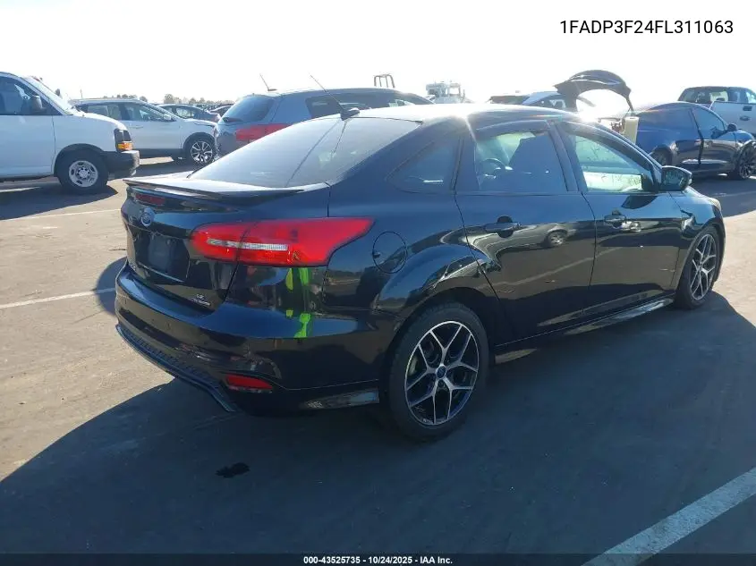 1FADP3F24FL311063 2015 Ford Focus Se