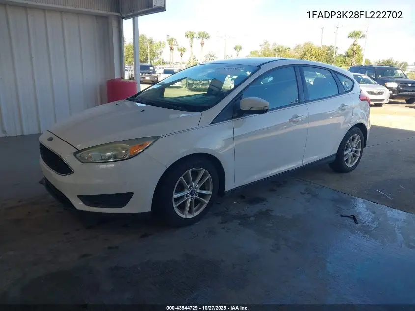 1FADP3K28FL222702 2015 Ford Focus Se