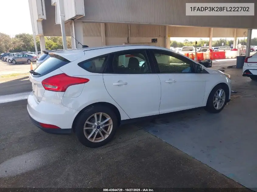 1FADP3K28FL222702 2015 Ford Focus Se