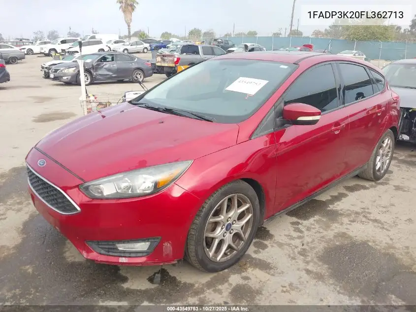 1FADP3K20FL362713 2015 Ford Focus Se