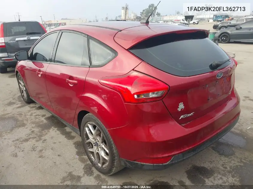 1FADP3K20FL362713 2015 Ford Focus Se