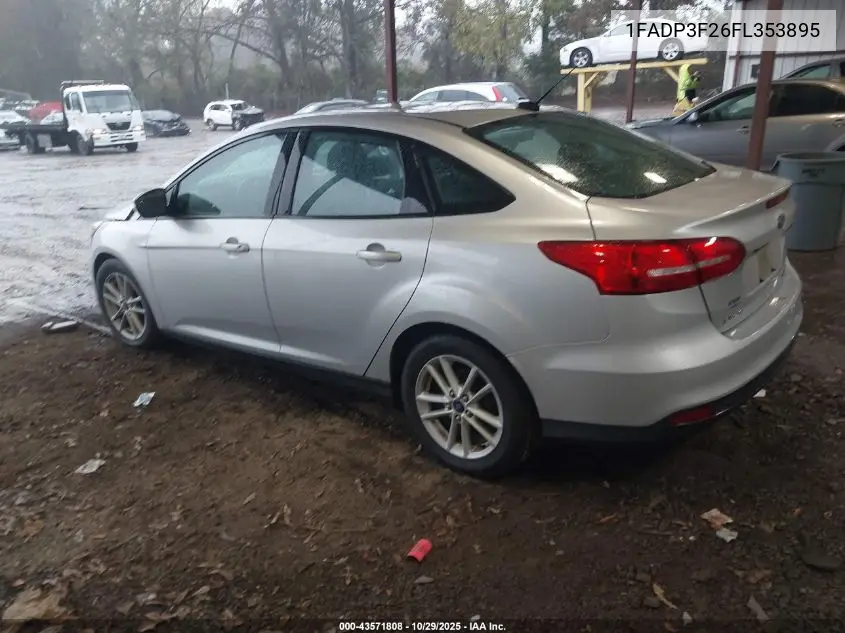 1FADP3F26FL353895 2015 Ford Focus Se