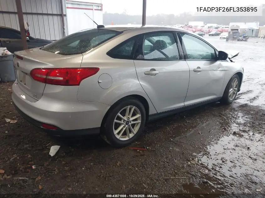 1FADP3F26FL353895 2015 Ford Focus Se