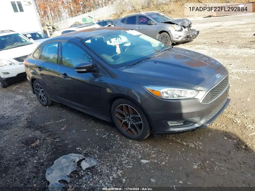 1FADP3F22FL292884 2015 Ford Focus Se