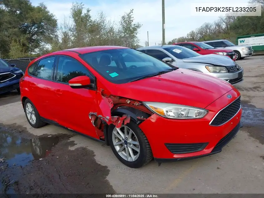 1FADP3K25FL233205 2015 Ford Focus Se