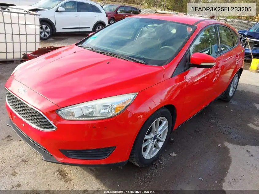 1FADP3K25FL233205 2015 Ford Focus Se