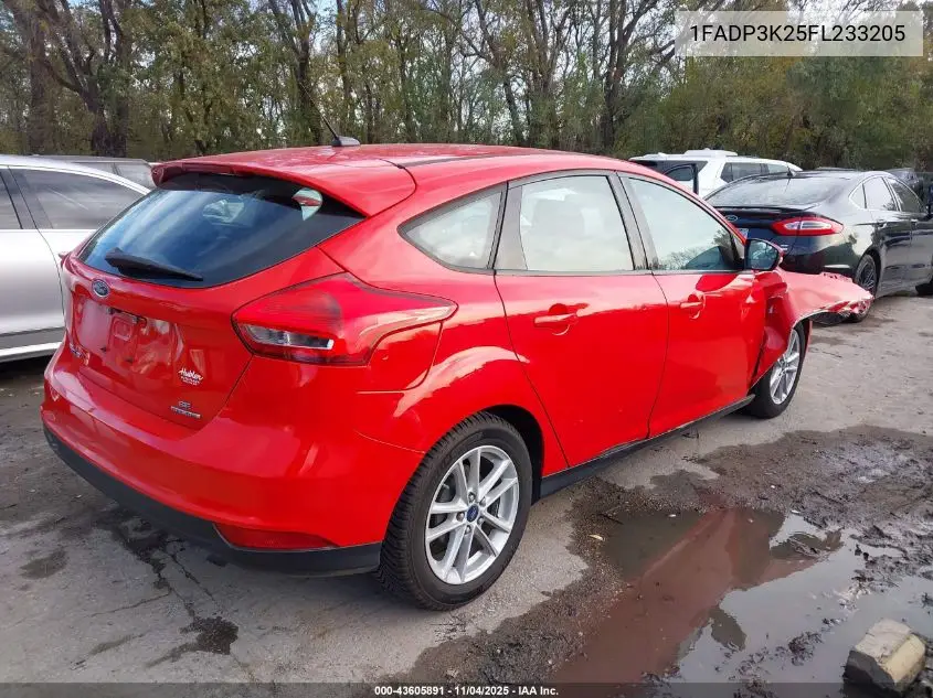 1FADP3K25FL233205 2015 Ford Focus Se