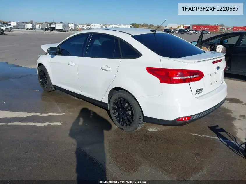 1FADP3F2XFL220587 2015 Ford Focus Se