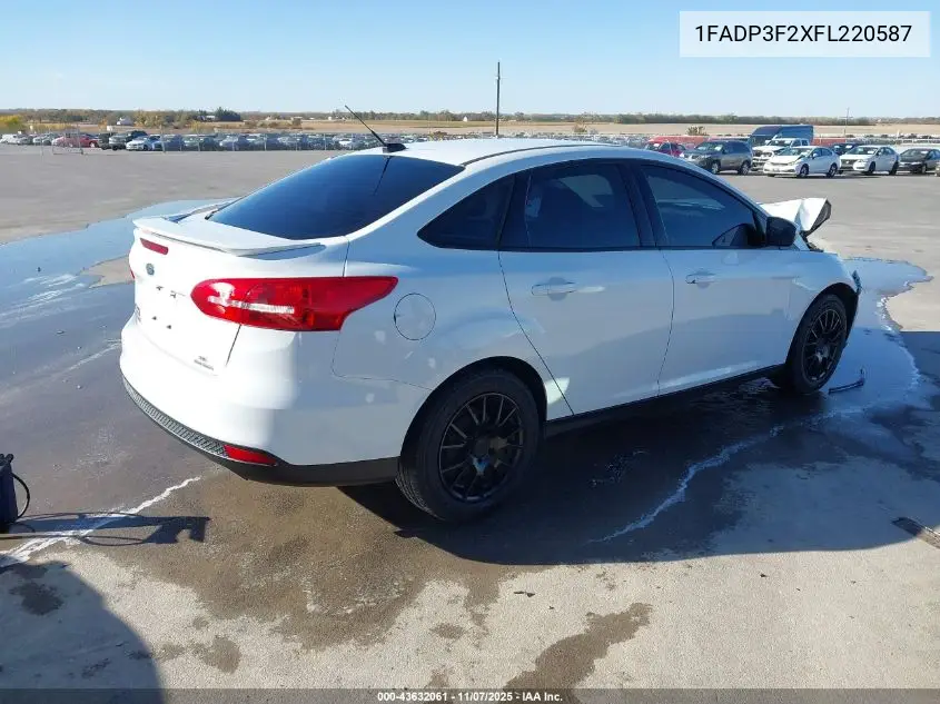 1FADP3F2XFL220587 2015 Ford Focus Se