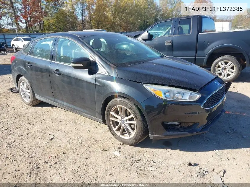 1FADP3F21FL372385 2015 Ford Focus Se