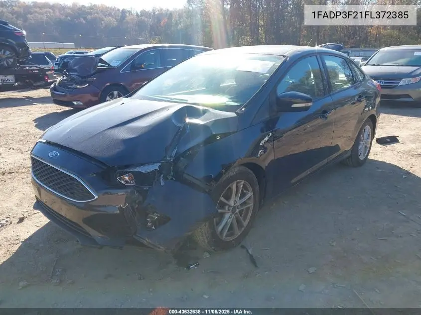 1FADP3F21FL372385 2015 Ford Focus Se