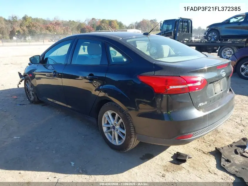 1FADP3F21FL372385 2015 Ford Focus Se