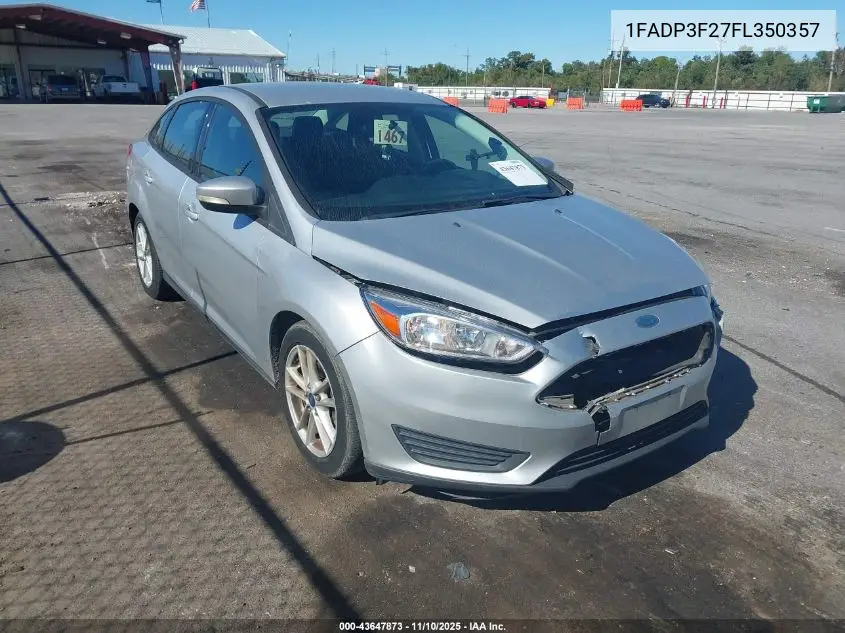1FADP3F27FL350357 2015 Ford Focus Se