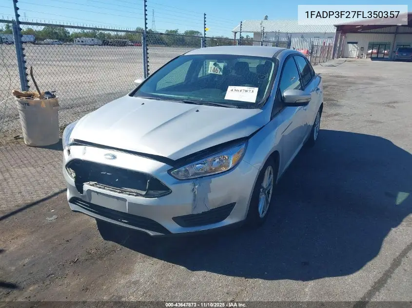 1FADP3F27FL350357 2015 Ford Focus Se