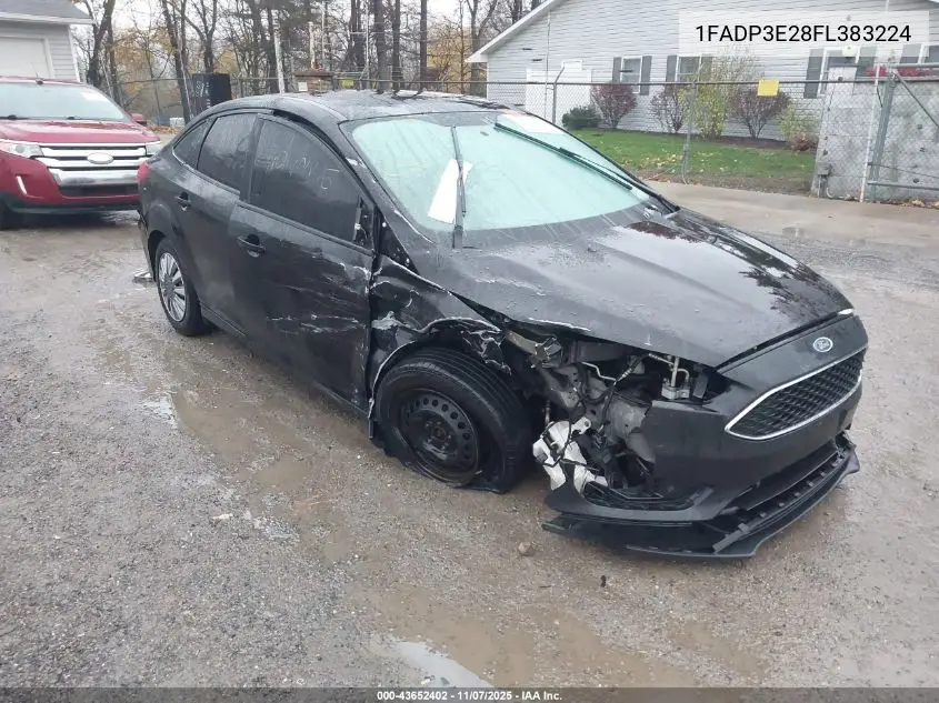 1FADP3E28FL383224 2015 Ford Focus S