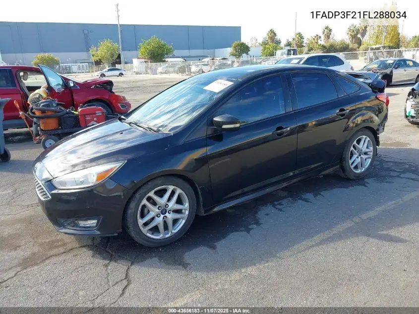 1FADP3F21FL288034 2015 Ford Focus Se