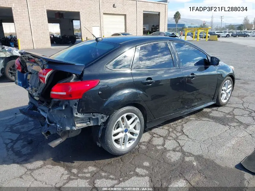 1FADP3F21FL288034 2015 Ford Focus Se