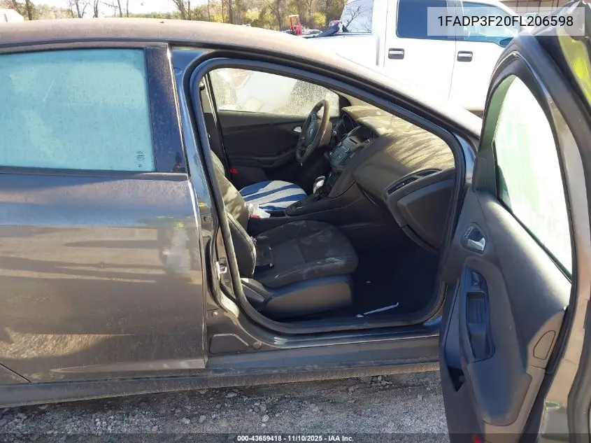 1FADP3F20FL206598 2015 Ford Focus Se