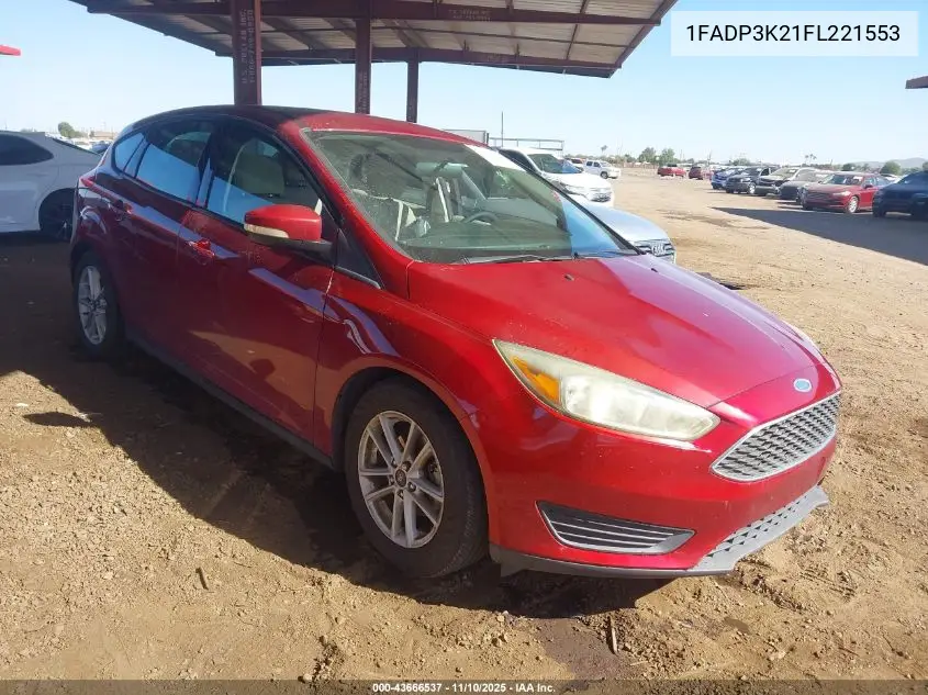 1FADP3K21FL221553 2015 Ford Focus Se