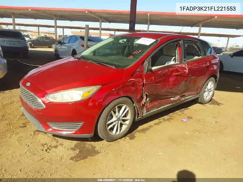1FADP3K21FL221553 2015 Ford Focus Se