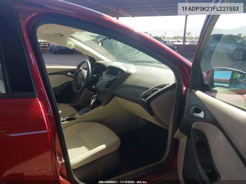 1FADP3K21FL221553 2015 Ford Focus Se