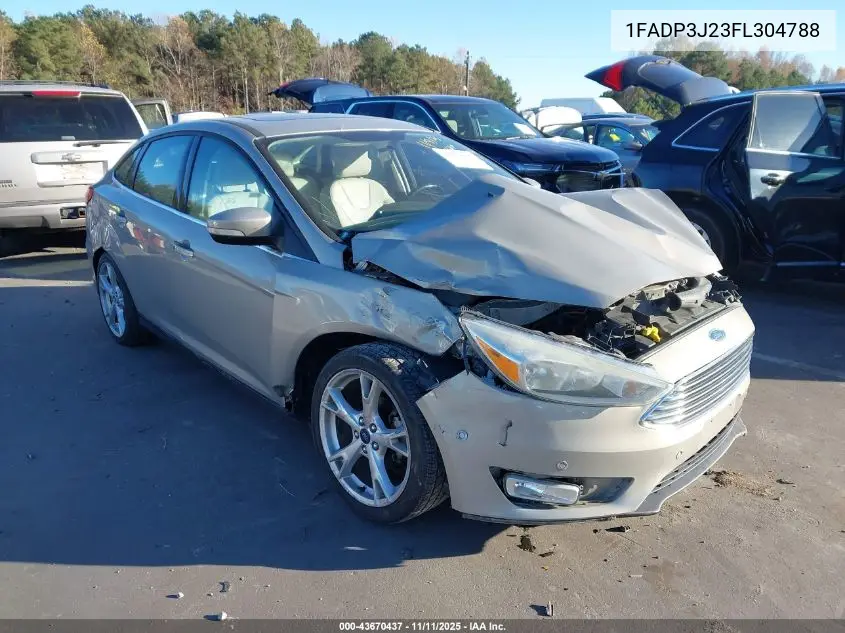 1FADP3J23FL304788 2015 Ford Focus Titanium