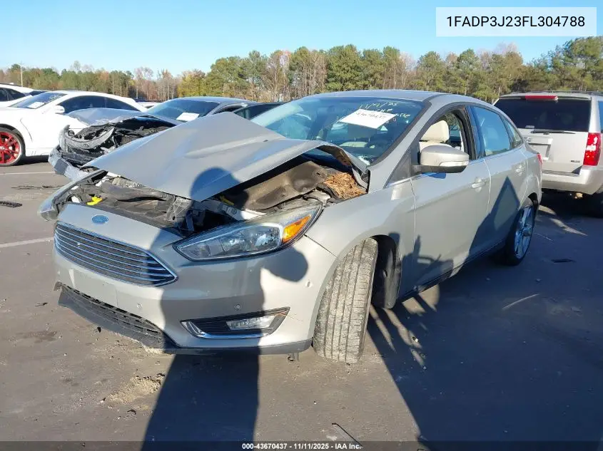 1FADP3J23FL304788 2015 Ford Focus Titanium