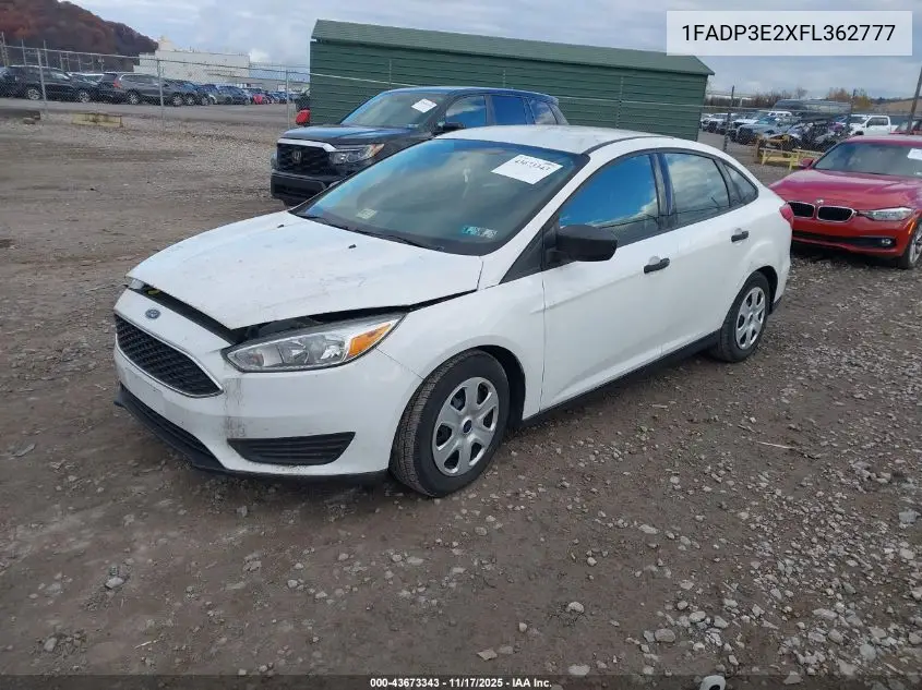 1FADP3E2XFL362777 2015 Ford Focus S