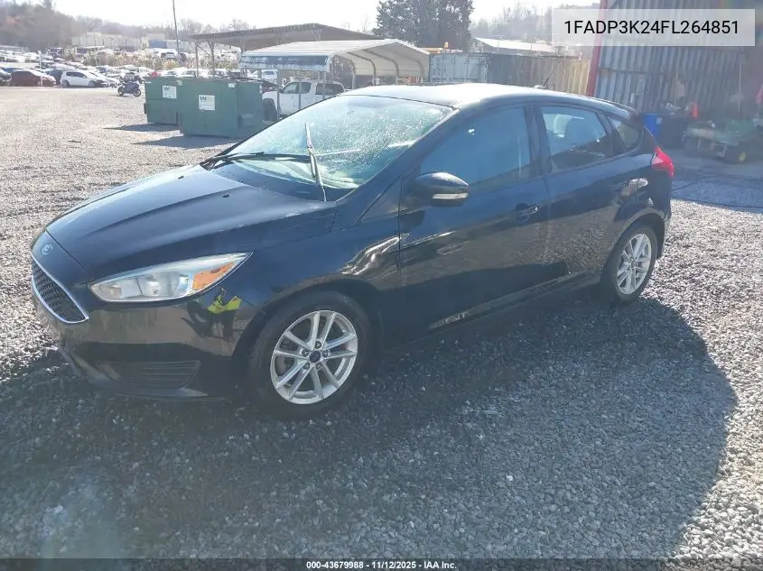 1FADP3K24FL264851 2015 Ford Focus Se