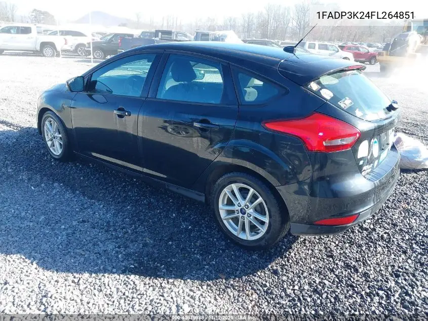 1FADP3K24FL264851 2015 Ford Focus Se