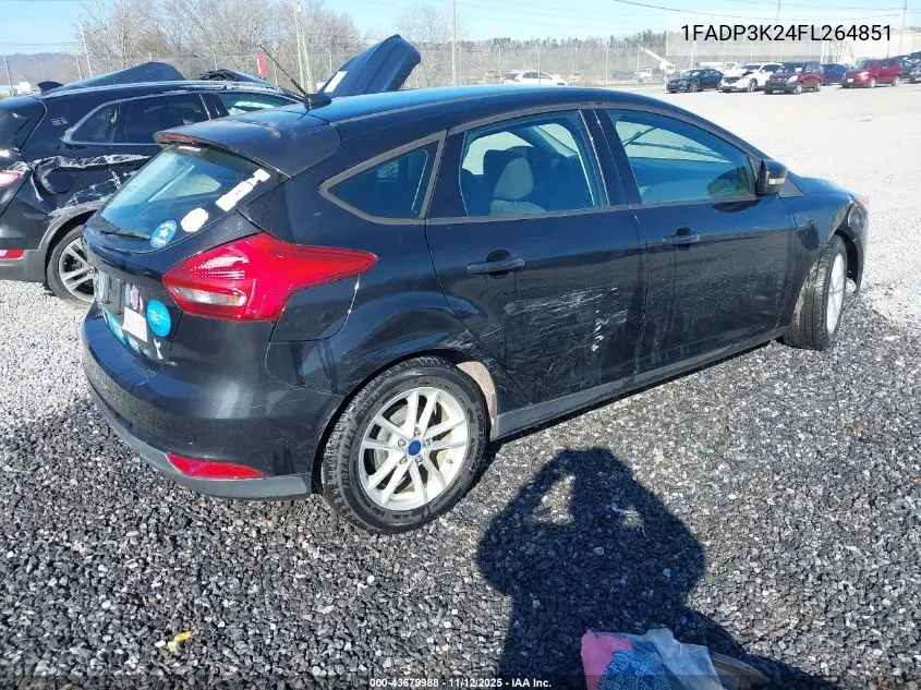 1FADP3K24FL264851 2015 Ford Focus Se