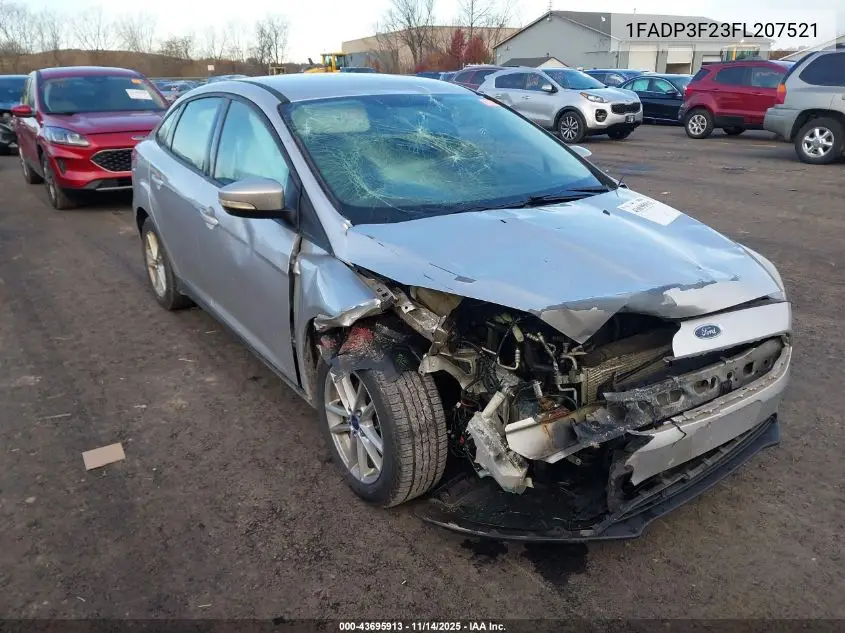 1FADP3F23FL207521 2015 Ford Focus Se