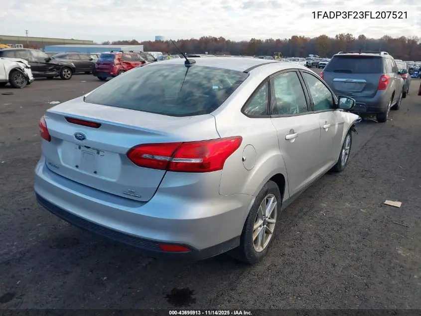 1FADP3F23FL207521 2015 Ford Focus Se