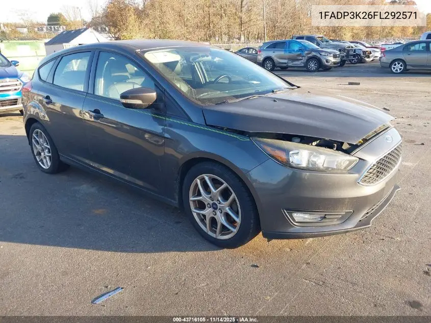 1FADP3K26FL292571 2015 Ford Focus Se