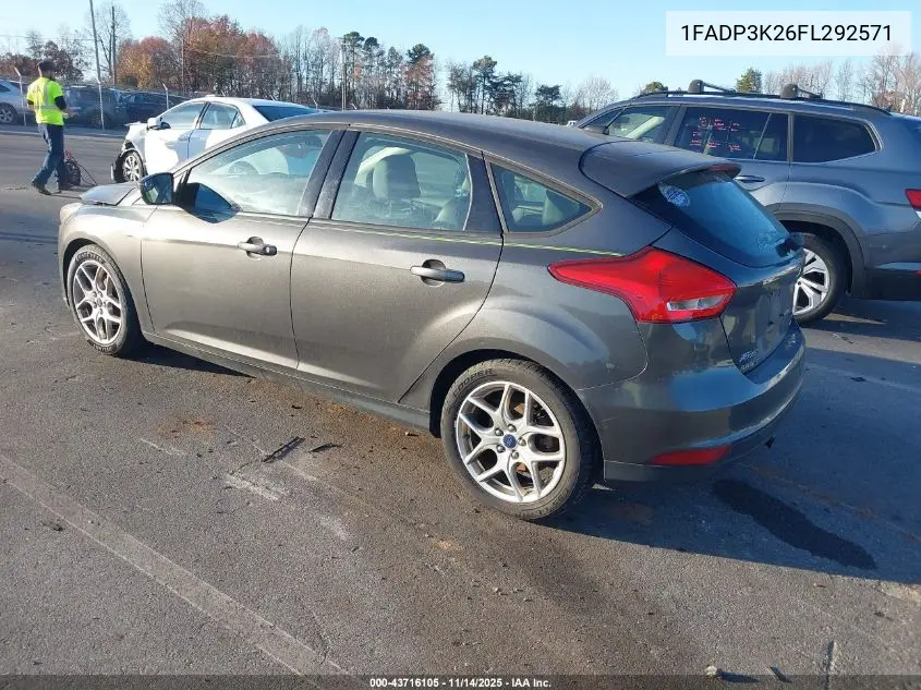1FADP3K26FL292571 2015 Ford Focus Se