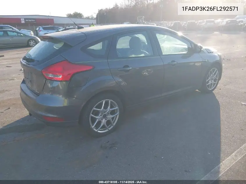 1FADP3K26FL292571 2015 Ford Focus Se