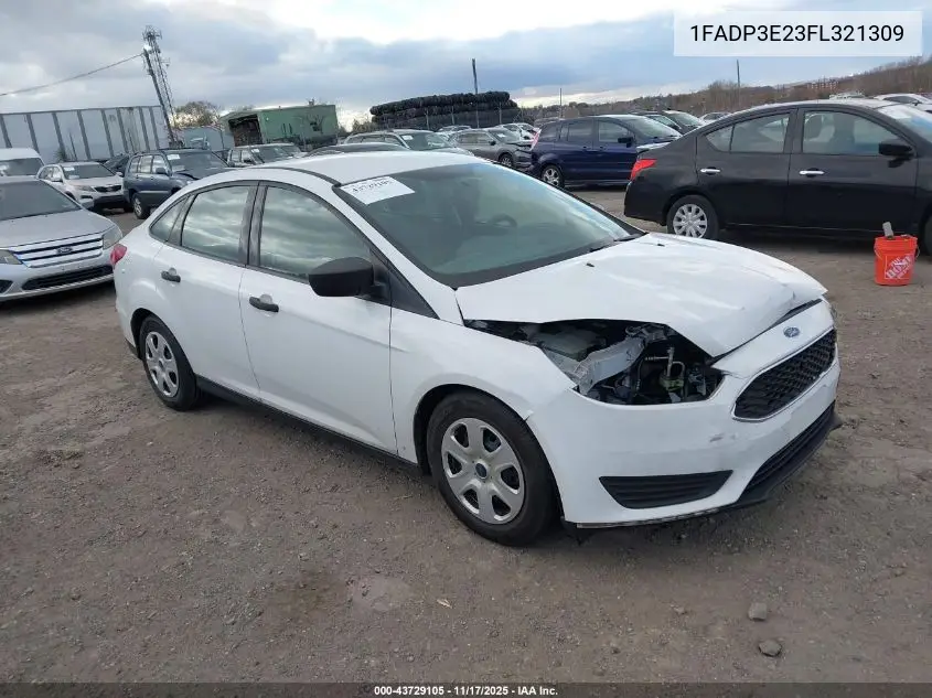 1FADP3E23FL321309 2015 Ford Focus S