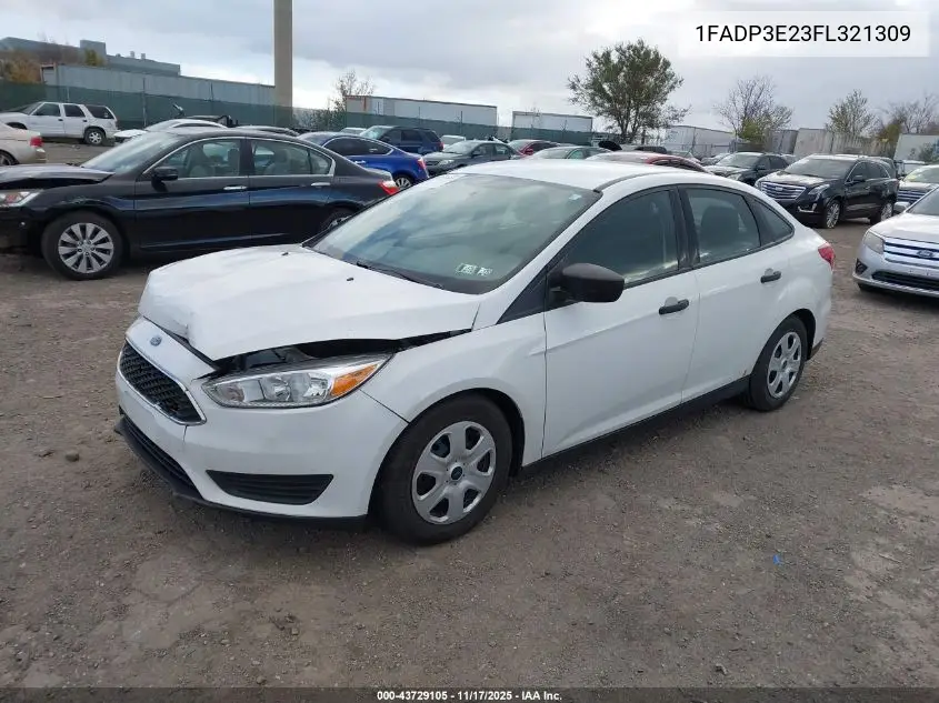 1FADP3E23FL321309 2015 Ford Focus S