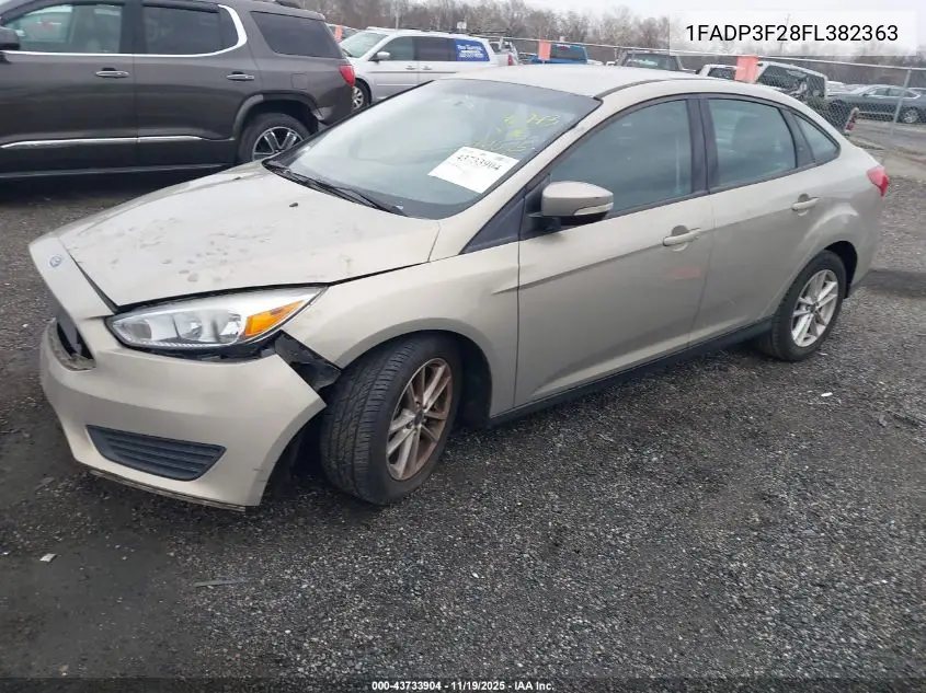 1FADP3F28FL382363 2015 Ford Focus Se