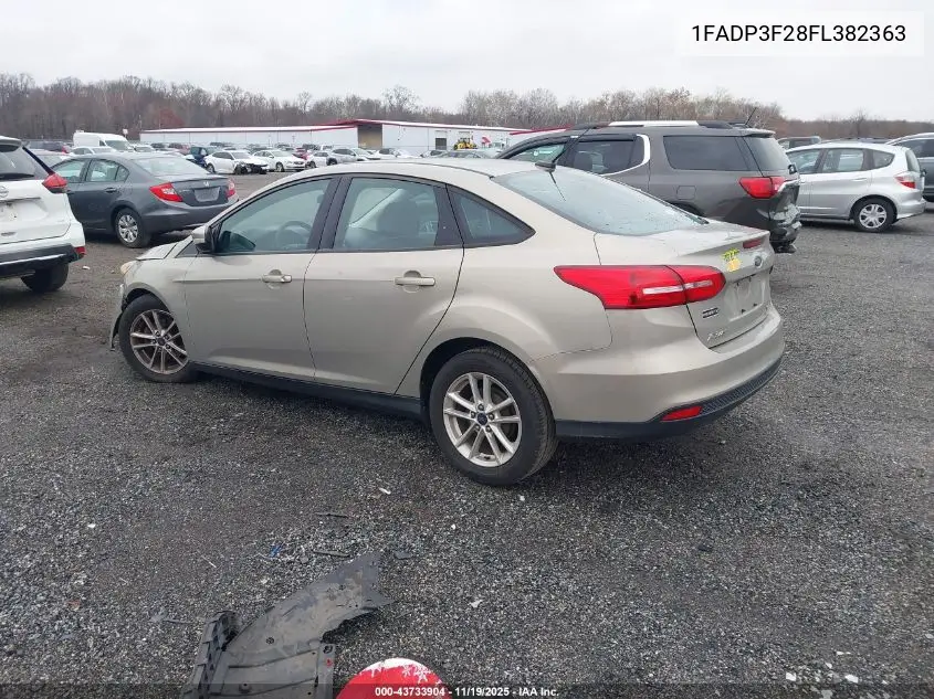 1FADP3F28FL382363 2015 Ford Focus Se