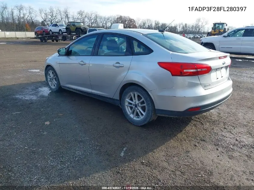 1FADP3F28FL280397 2015 Ford Focus Se