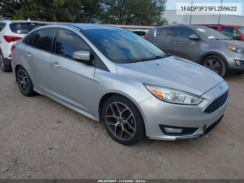 1FADP3F25FL259622 2015 Ford Focus Se