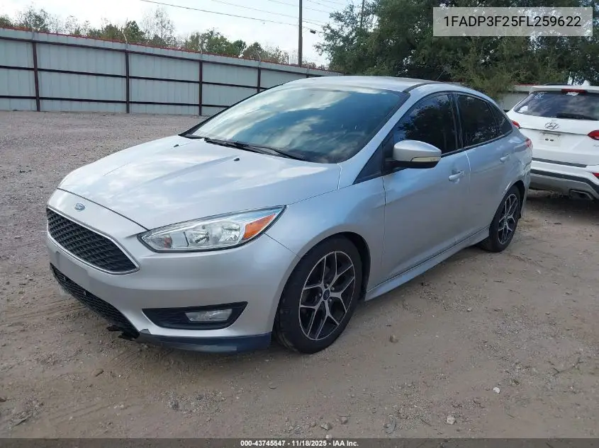 1FADP3F25FL259622 2015 Ford Focus Se