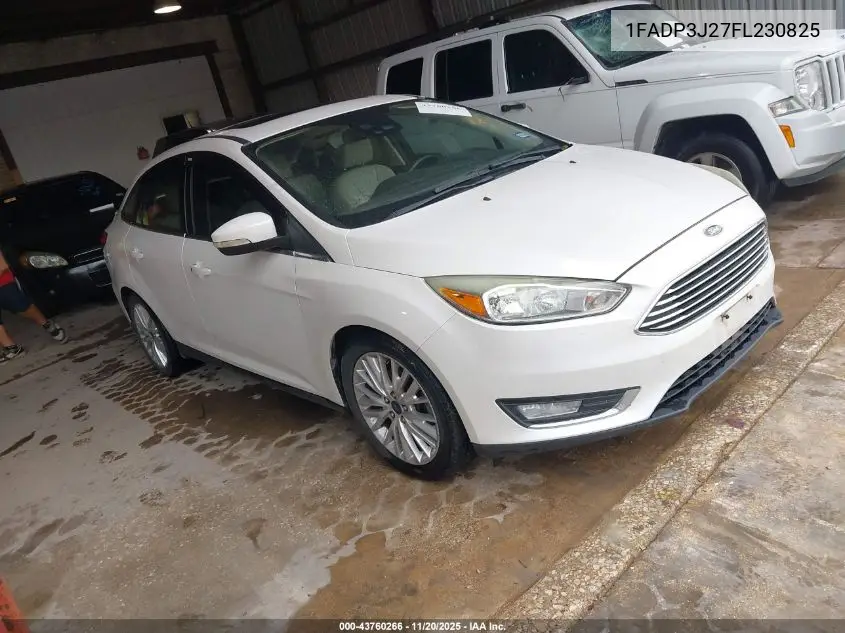 1FADP3J27FL230825 2015 Ford Focus Titanium